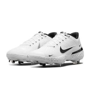 Size 13 Nike Alpha Huarache Elite 3 Low White Metal Baseball CV3552 104 Mens